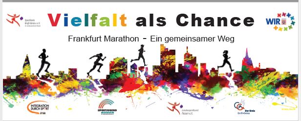 Interkulturelle Staffel beim Frankfurt-Marathon: